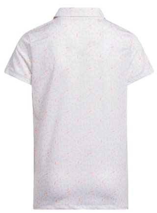 Adidas Print junior polo, blanc