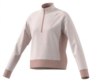 Adidas Textured Layer junior sweat-shirt, blush pink