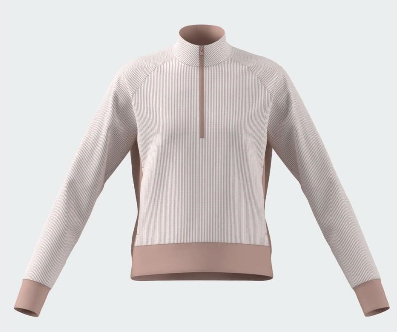 Adidas Textured Layer junior sweat-shirt, blush pink
