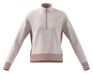 Adidas Textured Layer junior sweat-shirt, blush pink
