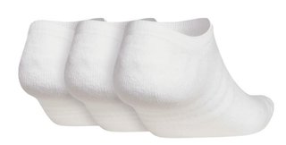Adidas No Show chaussettes homme (3 paires), blanc