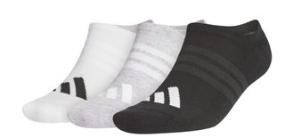 Adidas Performance No Show chaussettes homme (3 paires), blanc/gris/noir