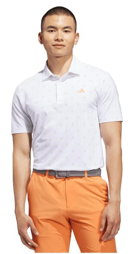 Adidas Ultimate365 Essence Print polo homme, blanc
