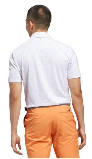 Adidas Ultimate365 Essence Print polo homme, blanc
