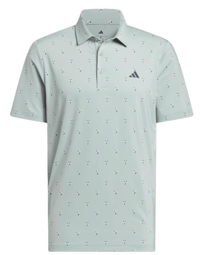 Adidas Ultimate365 Essence Print polo homme, wonder sage