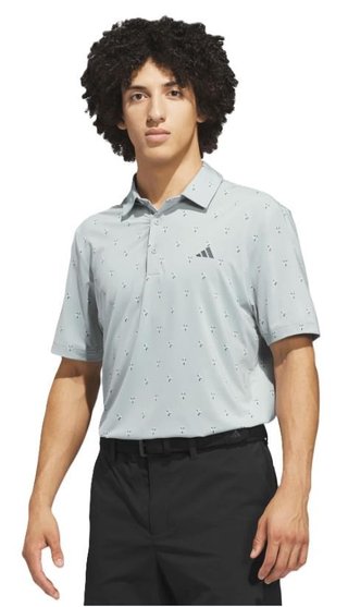 Adidas Ultimate365 Essence Print polo homme, wonder sage
