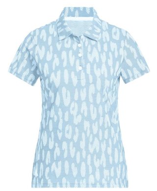 Adidas Ultimate365 Jacquard polo femme, bleu/blanc