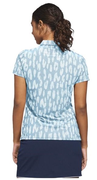 Adidas Ultimate365 Jacquard polo femme, bleu/blanc