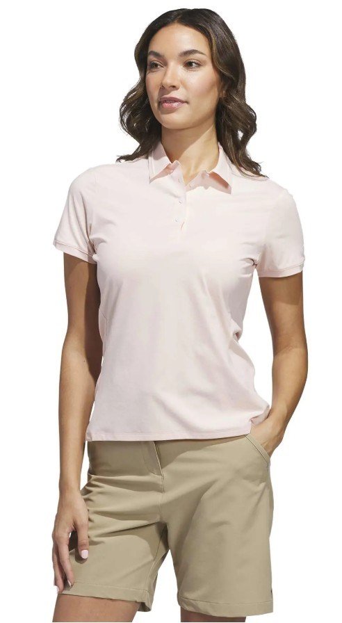 Adidas Ultimate365 Tour Twistknit polo femme, blush pink