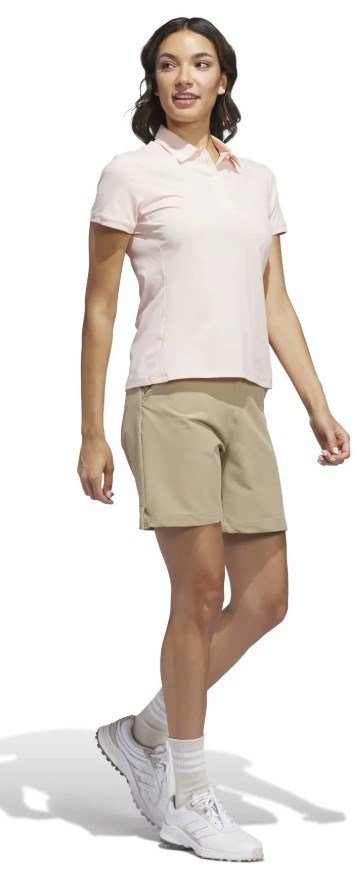 Adidas Ultimate365 Tour Twistknit polo femme, blush pink