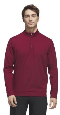 Adidas Ultimate365 Classic Quarter-Zip sweat homme, bordeaux