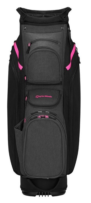 TaylorMade Cart Lite cart bag, noir/gris/rose fluo