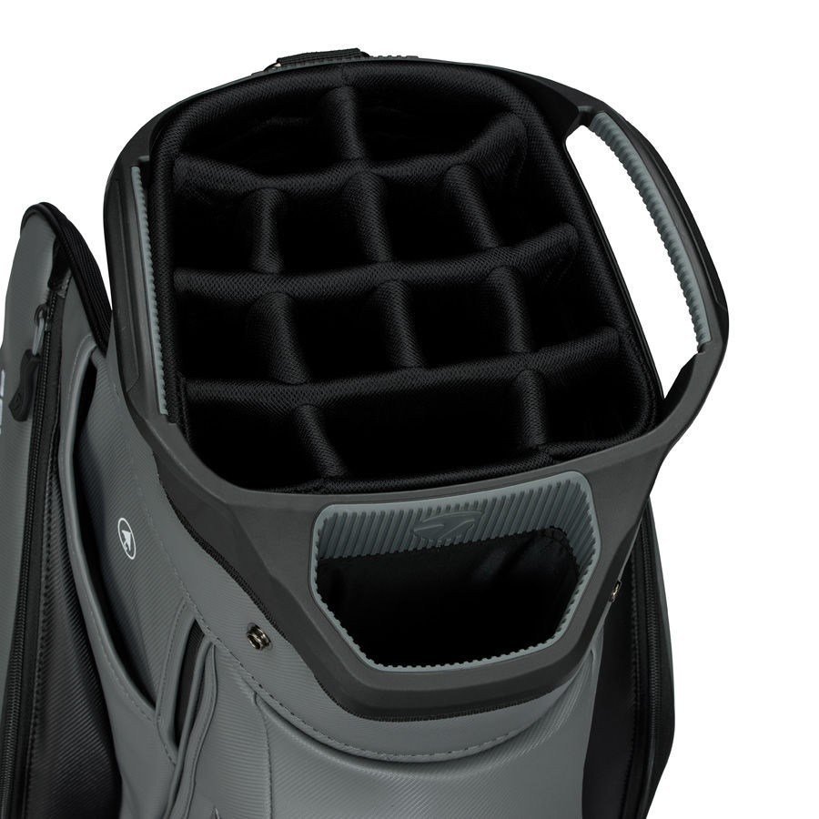 TaylorMade Deluxe cart bag, noir/gris