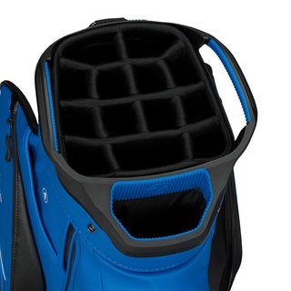 TaylorMade Deluxe cart bag, noir/bleu