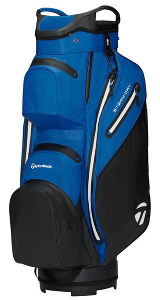 TaylorMade Storm Dry cart bag, noir/bleu