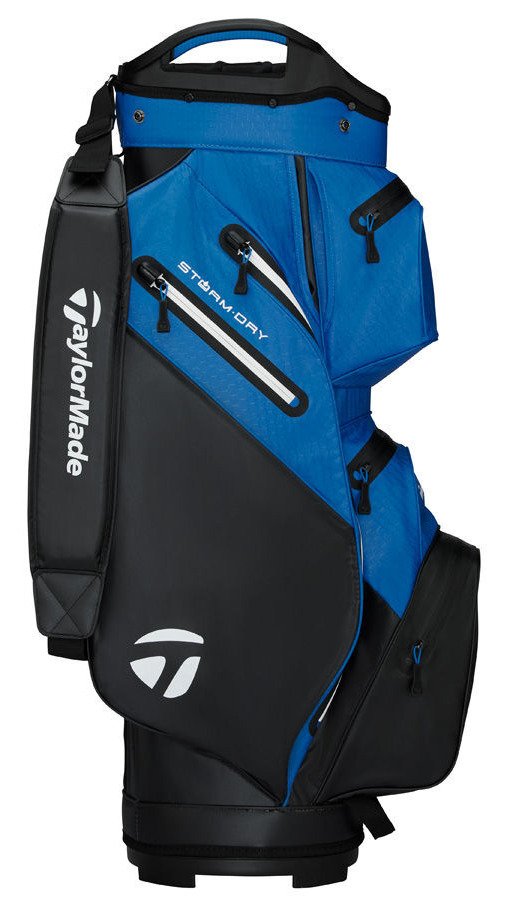 TaylorMade Storm Dry cart bag, noir/bleu