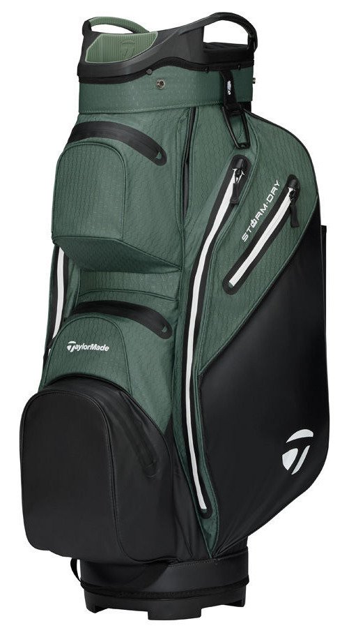 TaylorMade Storm Dry cart bag, noir/dark sage