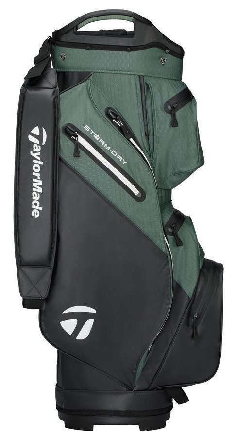 TaylorMade Storm Dry cart bag, noir/dark sage