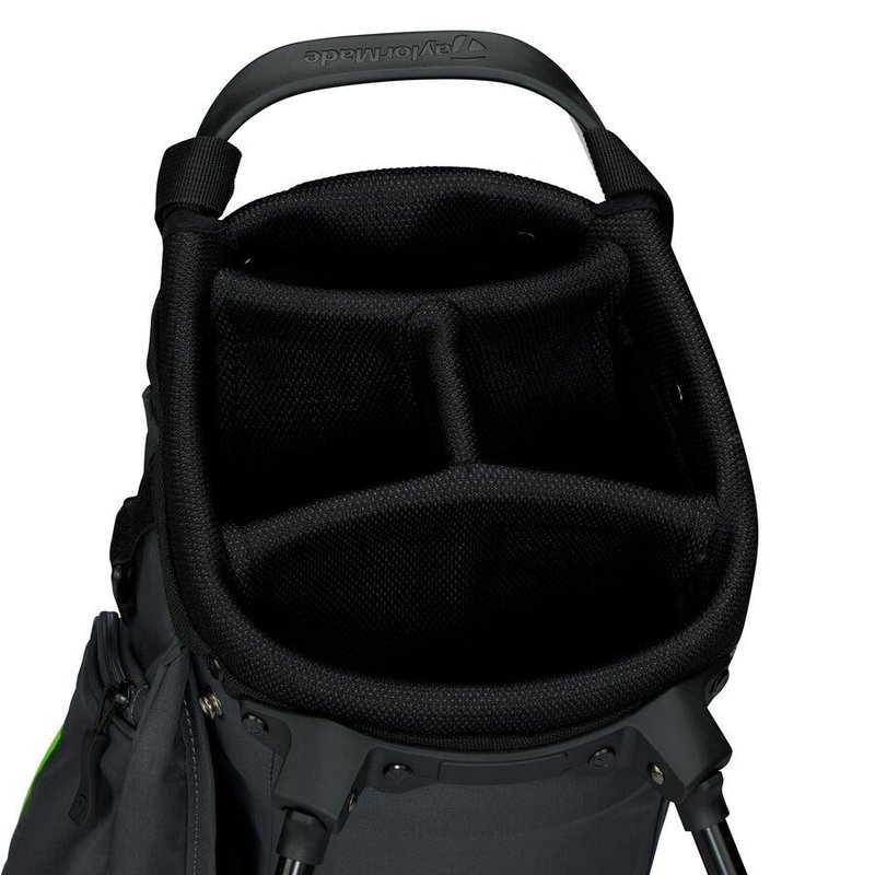 TaylorMade FlexTech stand bag, gris/vert néon