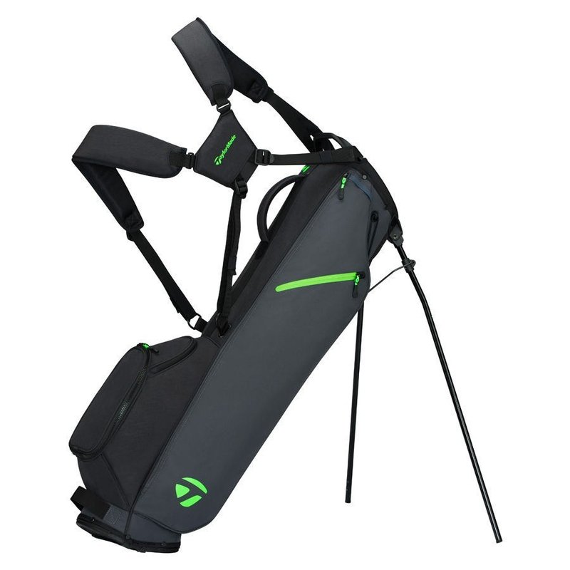 TaylorMade FlexTech Carry stand bag, gris/noir/vert néon