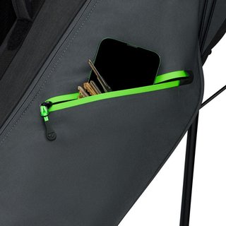 TaylorMade FlexTech Carry stand bag, gris/noir/vert néon