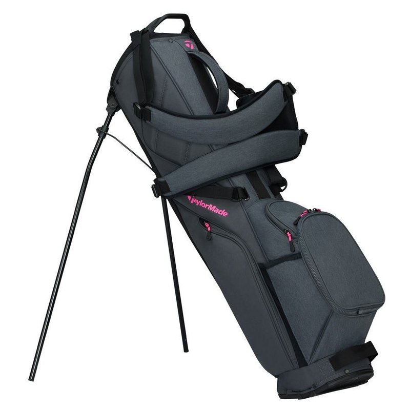TaylorMade FlexTech Carry stand bag, gris/rose fluo