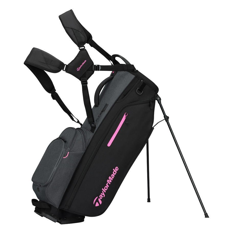 TaylorMade FlexTech Crossover stand bag, gris/rose/noir