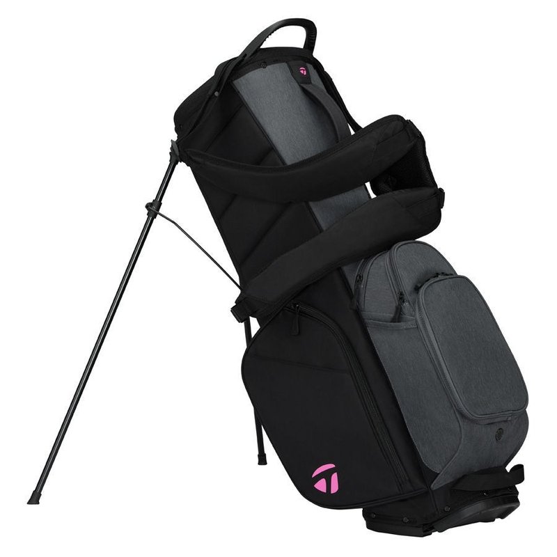 TaylorMade FlexTech Crossover stand bag, gris/rose/noir