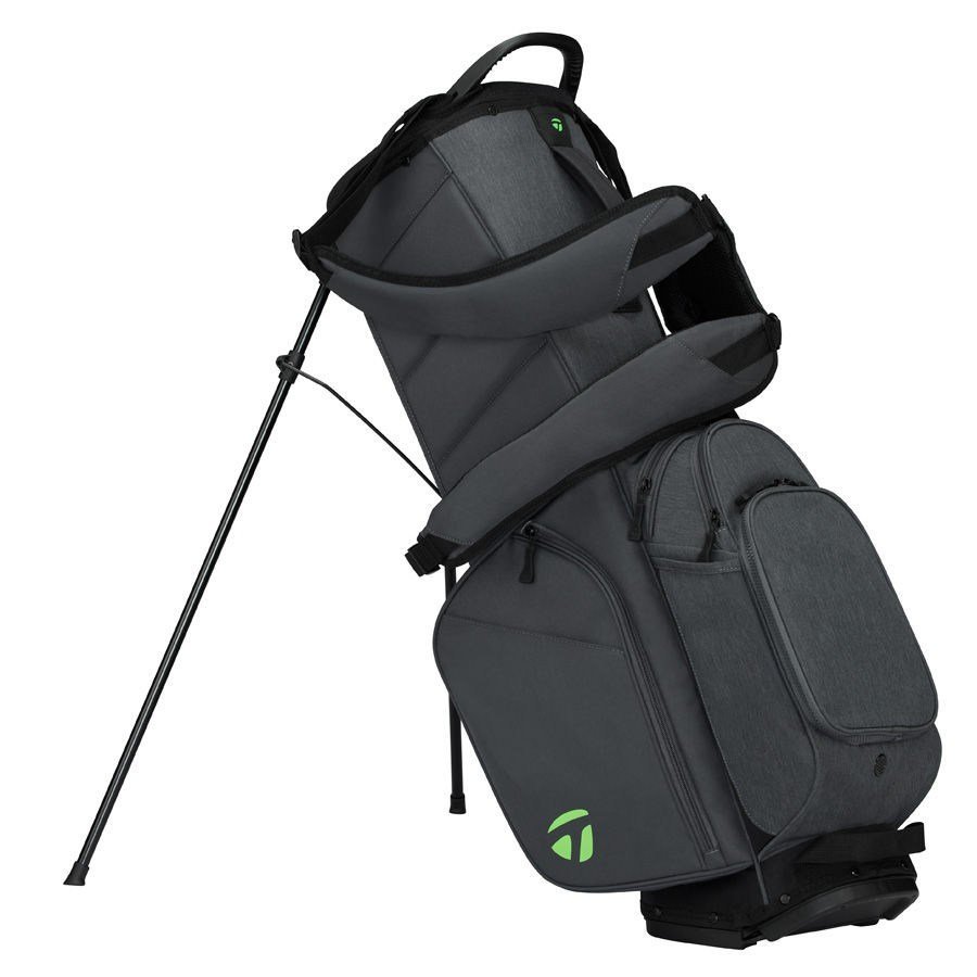 TaylorMade FlexTech Crossover stand bag, gris/vert néon