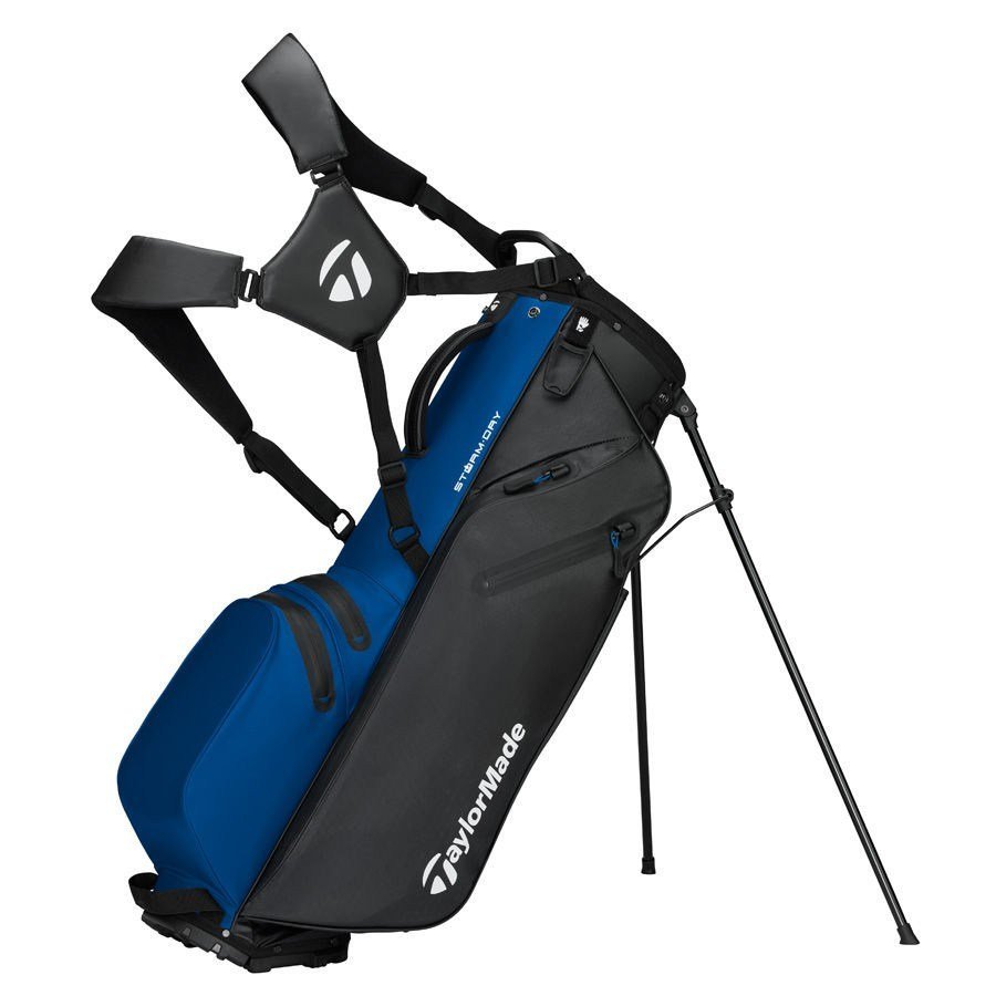 TaylorMade Storm-Dry Waterproof stand bag, noir/bleu
