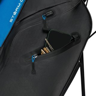 TaylorMade Storm-Dry Waterproof stand bag, noir/bleu