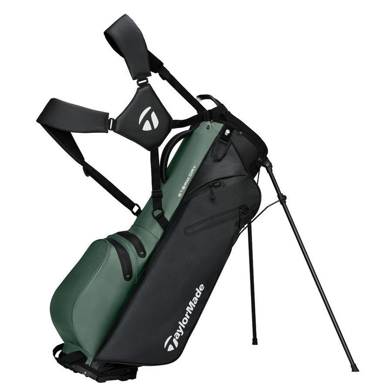 TaylorMade Storm-Dry Waterproof stand bag, noir dark sage