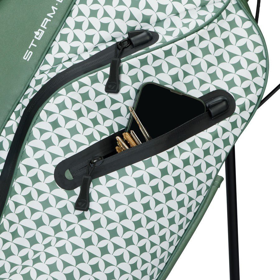 TaylorMade Storm-Dry Waterproof stand bag, heritage icon dark sage