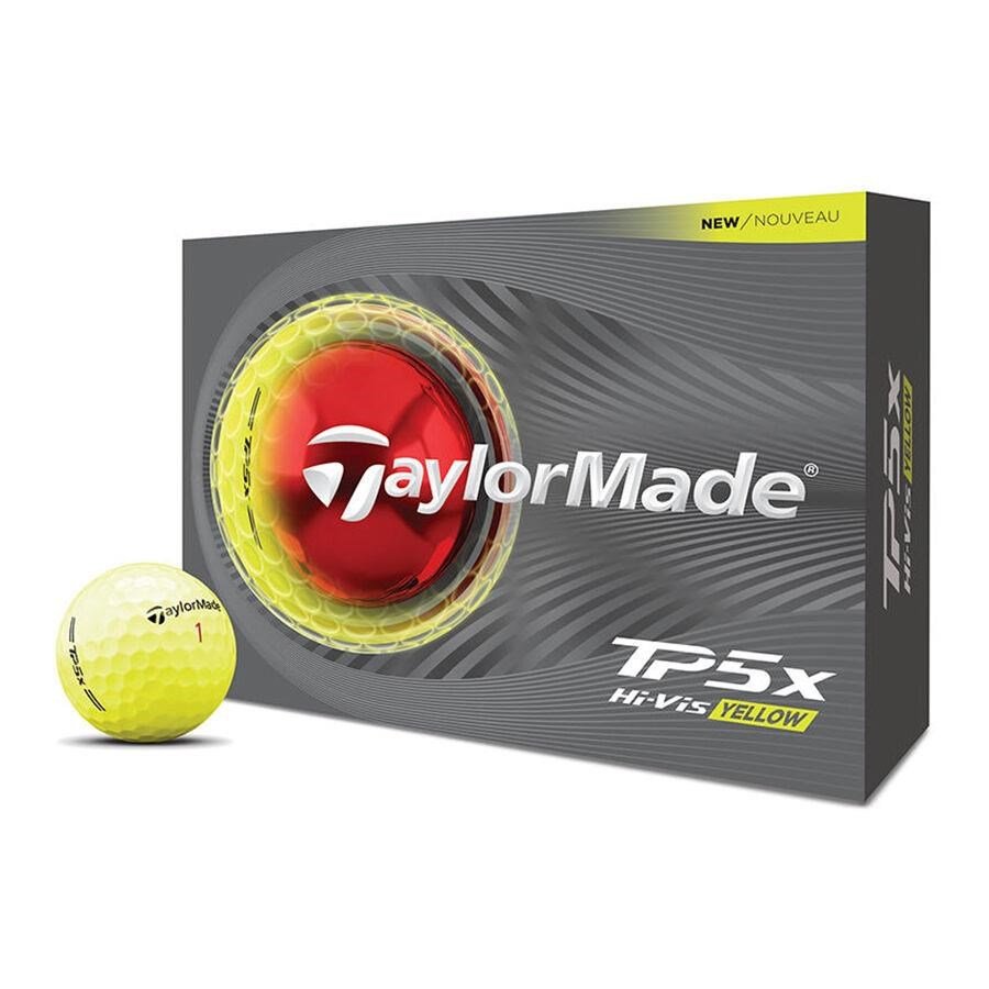 TaylorMade TP5x balles de golf 2026, jaunes