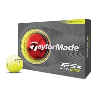 TaylorMade TP5x balles de golf 2026, jaunes