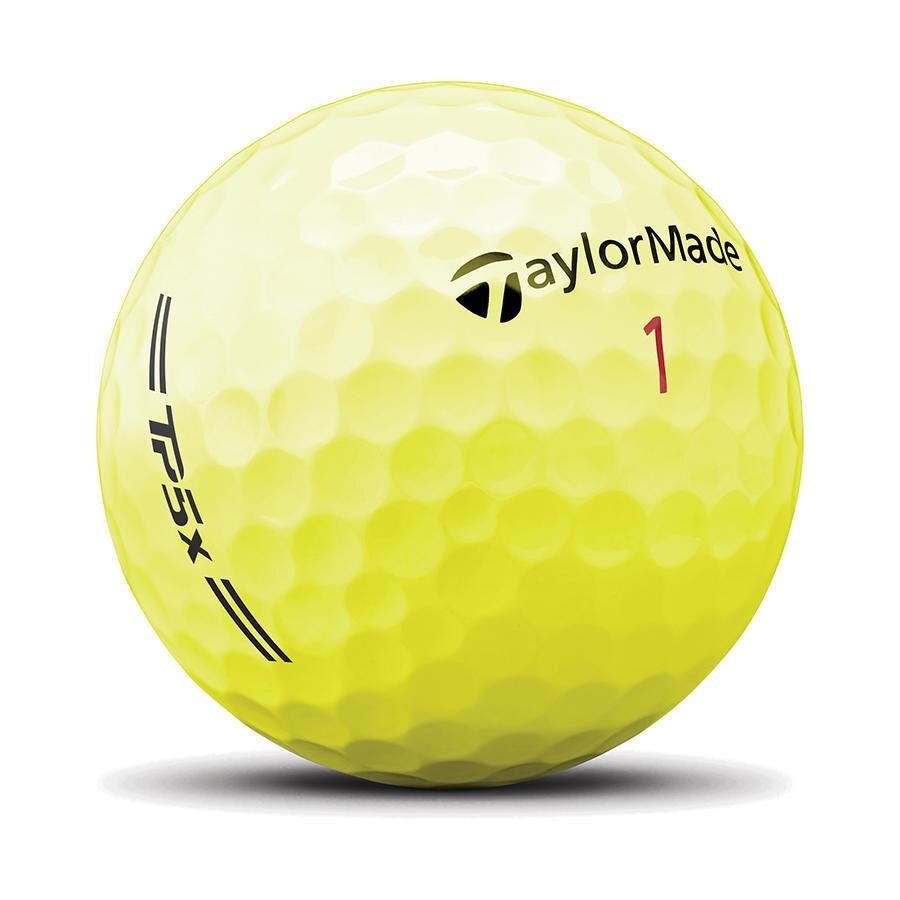TaylorMade TP5x balles de golf 2026, jaunes