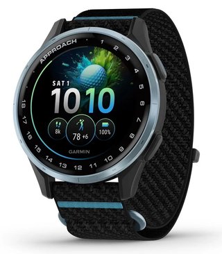 Garmin Approach J1 montre GPS junior, noir/azure aluminium