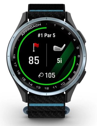 Garmin Approach J1 montre GPS junior, noir/azure aluminium