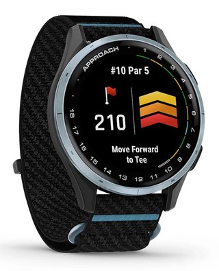 Garmin Approach J1 montre GPS junior, noir/azure aluminium