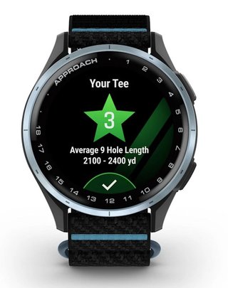 Garmin Approach J1 montre GPS junior, noir/azure aluminium