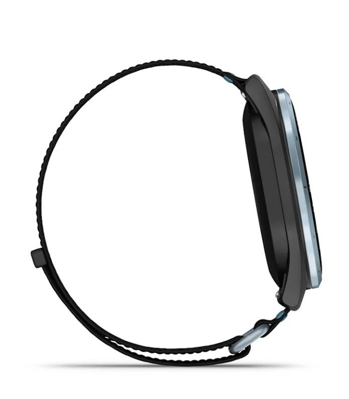 Garmin Approach J1 montre GPS junior, noir/azure aluminium