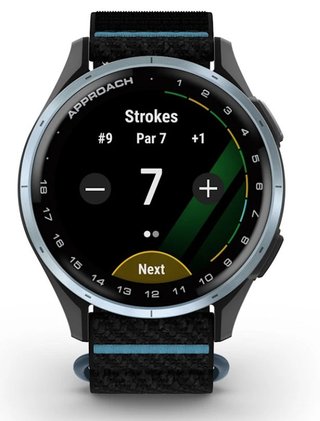 Garmin Approach J1 montre GPS junior, noir/azure aluminium