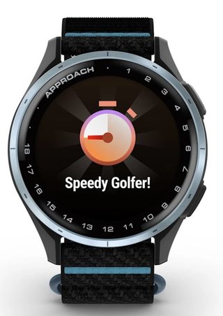 Garmin Approach J1 montre GPS junior, noir/azure aluminium