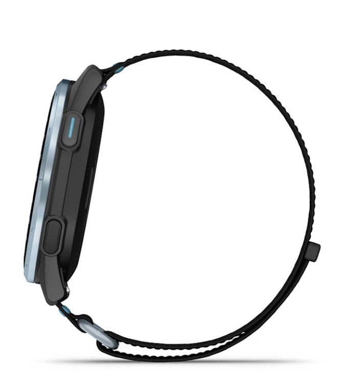 Garmin Approach J1 montre GPS junior, noir/azure aluminium