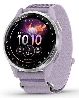 Garmin Approach J1 montre GPS junior, lilas/aluminium argenté