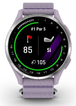 Garmin Approach J1 montre GPS junior, lilas/aluminium argenté