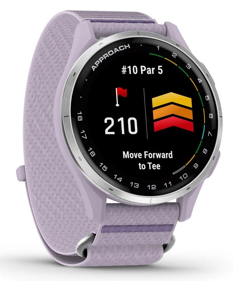 Garmin Approach J1 montre GPS junior, lilas/aluminium argenté