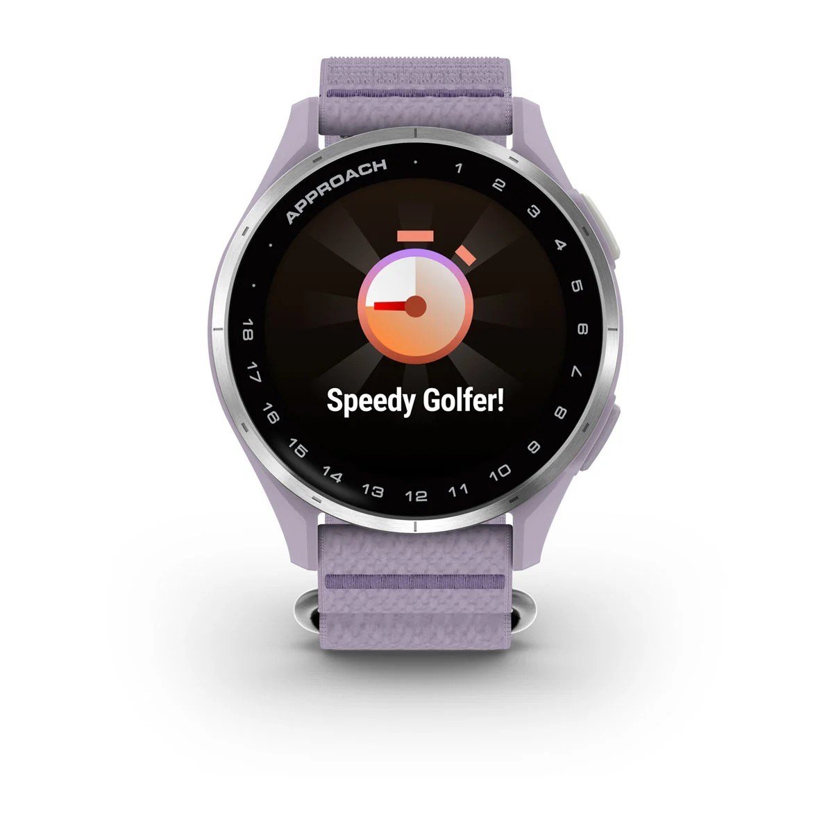 Garmin Approach J1 montre GPS junior, lilas/aluminium argenté