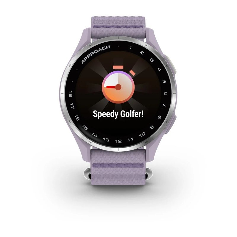 Garmin Approach J1 montre GPS junior, lilas/aluminium argenté