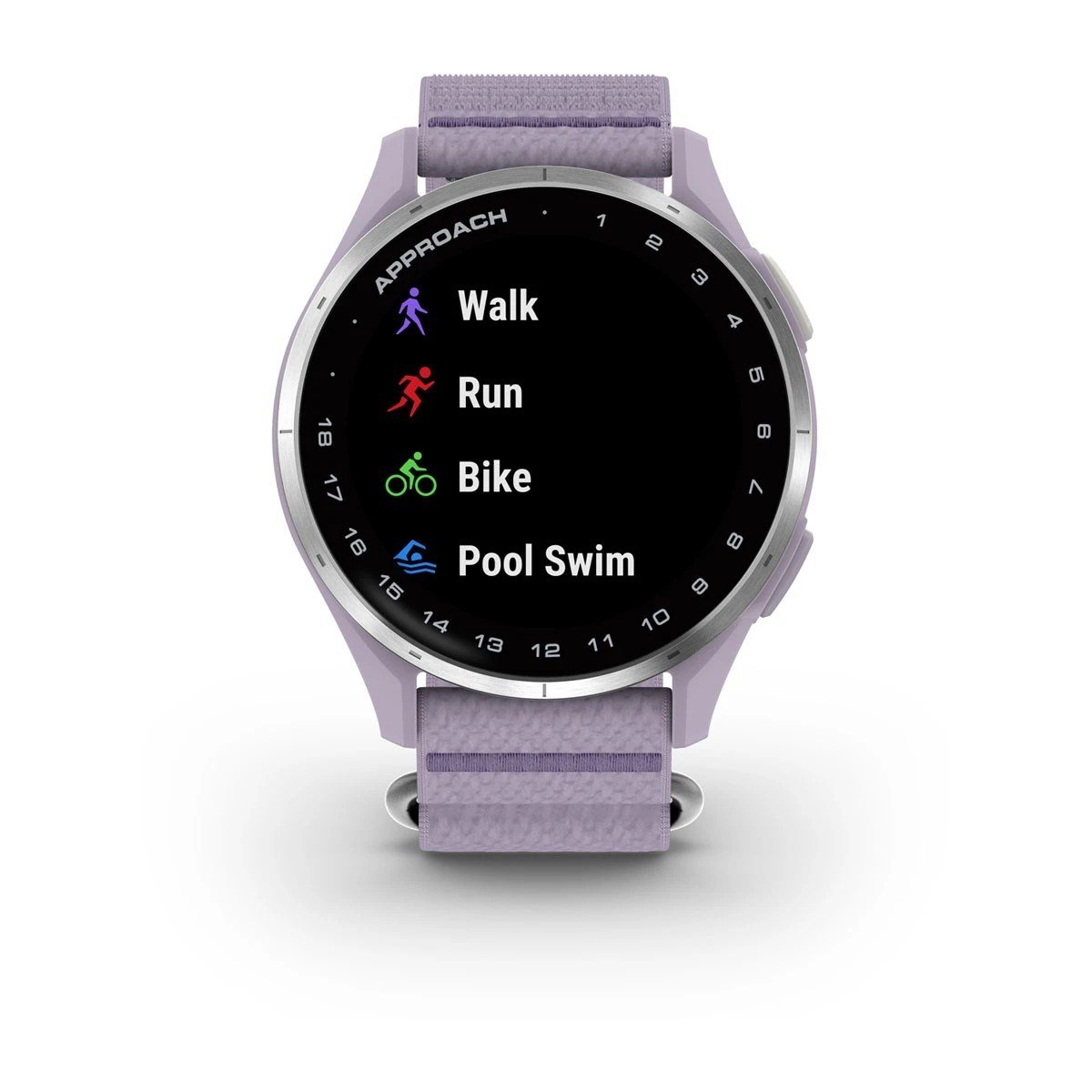 Garmin Approach J1 montre GPS junior, lilas/aluminium argenté
